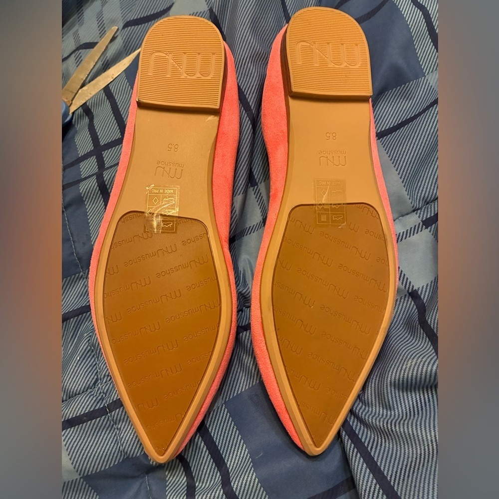 New MUSSHOE Flat Shoes Women Comfortable Slip on Women's Flats 8.5 pink - Picture 7 of 7
